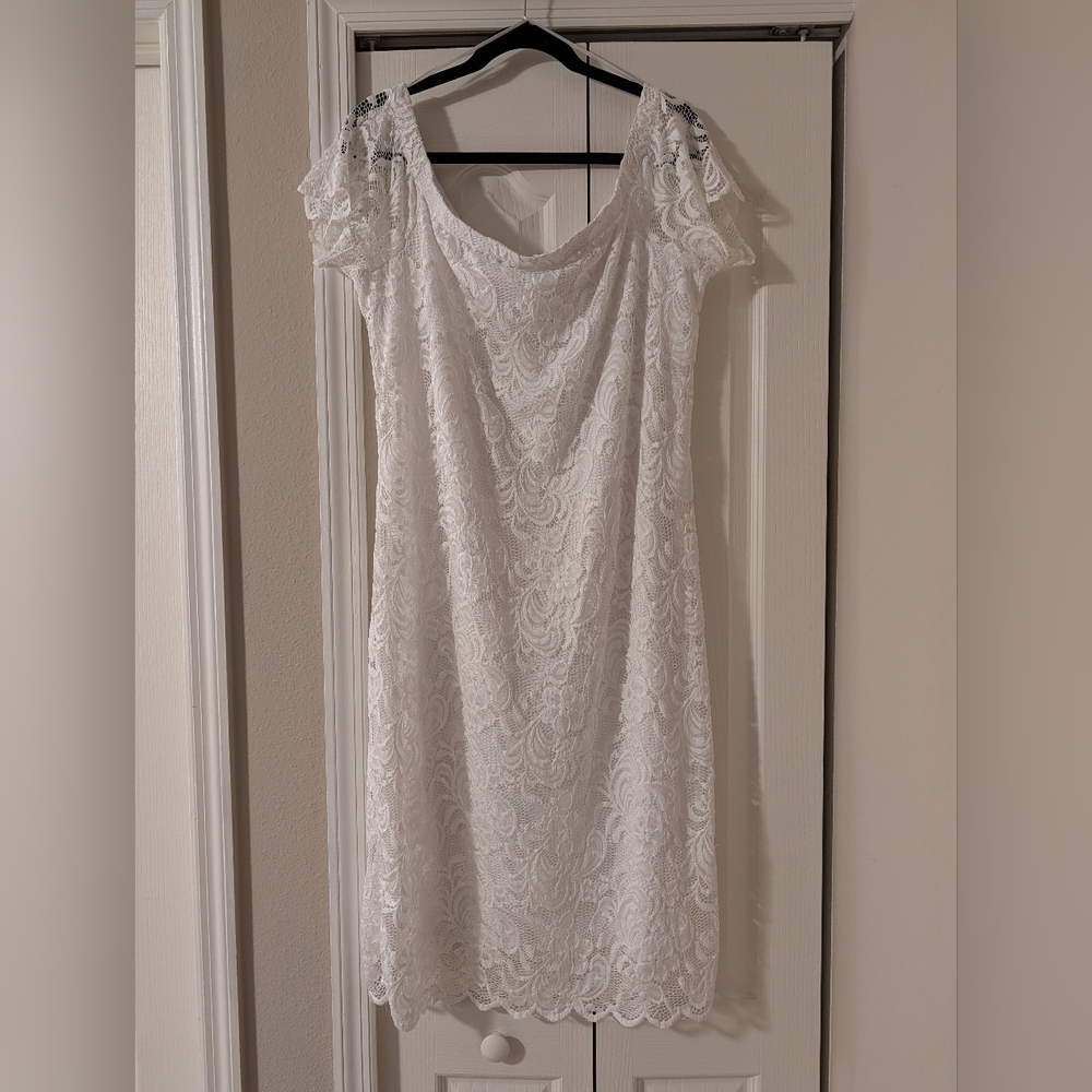 Ambiance White Lace Romantic Dress